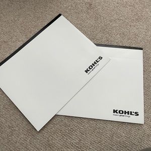 kohls white gift box sturdy